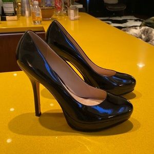 Joan & David Black Patent Pumps Size 9